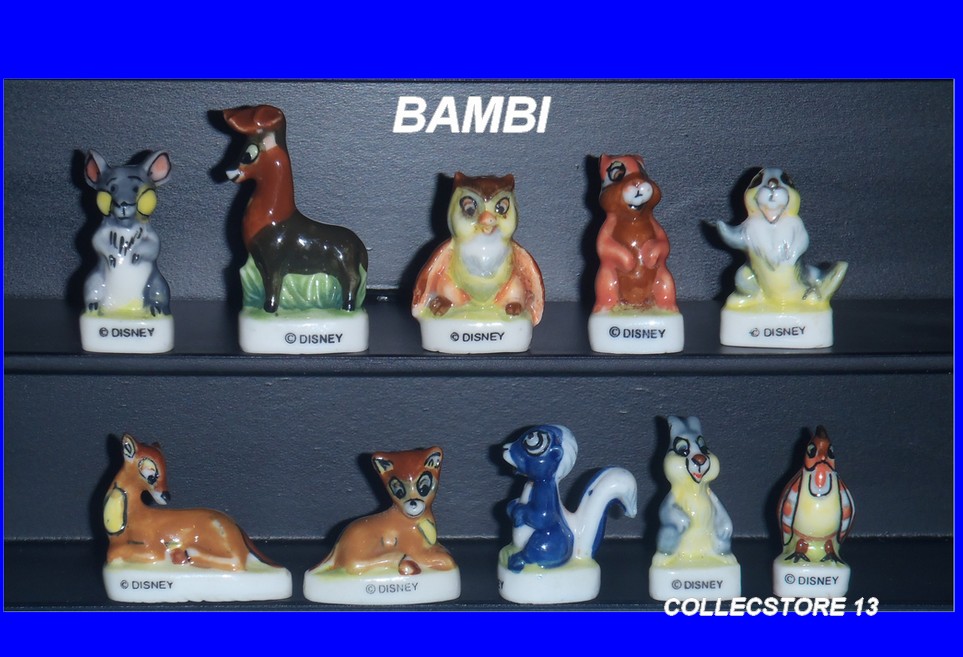 Serie Complete De Feves Bambi Disney F Ves De Collection Collectstore