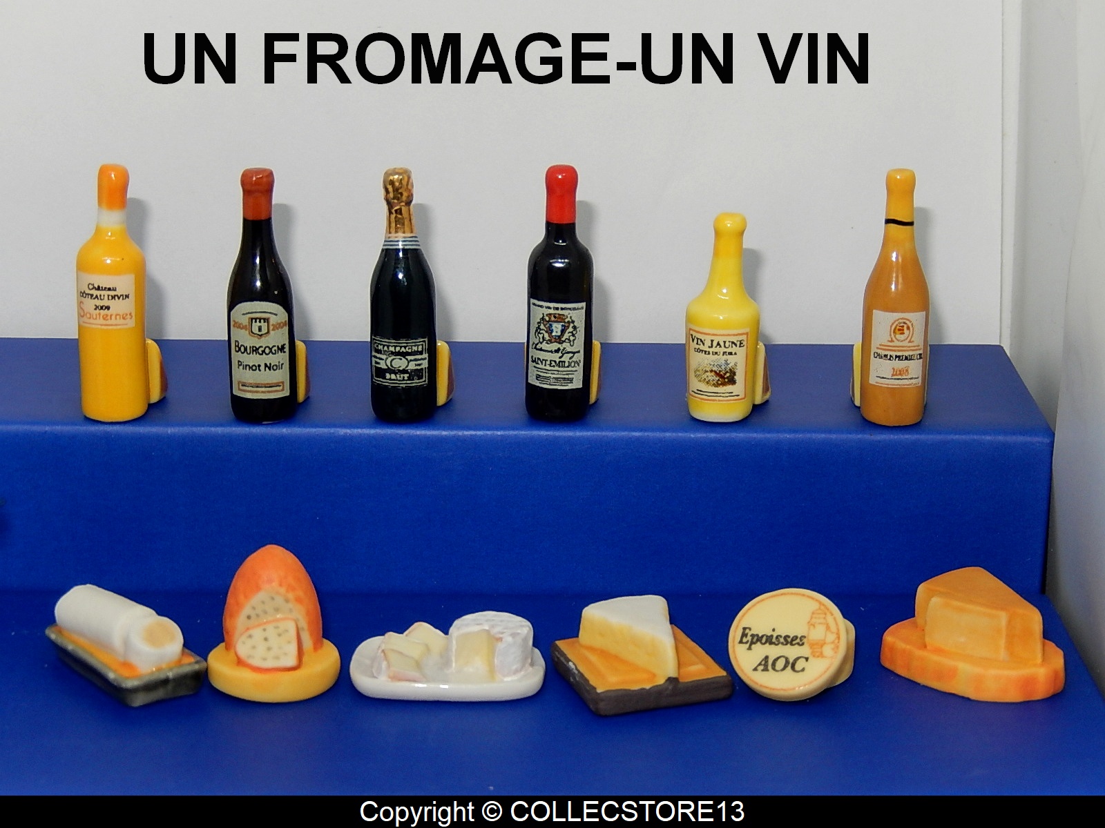 Serie Complete De Feves Un Fromage Un Vin F Ves De Collection