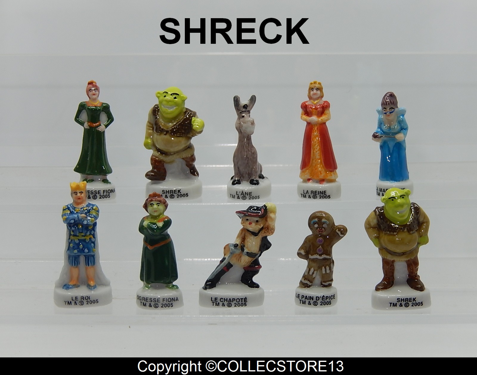 Serie Complete De Feves Shrek F Ves De Collection Collectstore