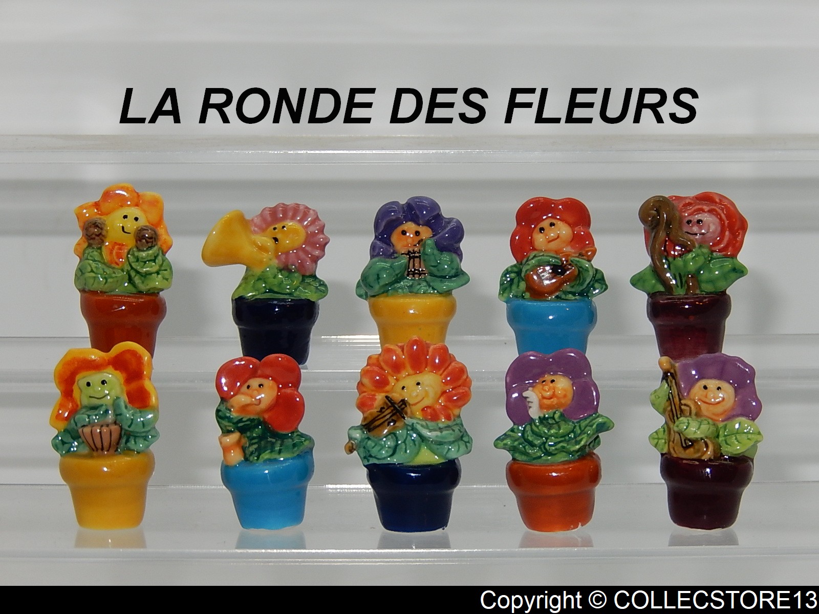 Serie Complete De Feves La Ronde Des Fleurs F Ves De Collection