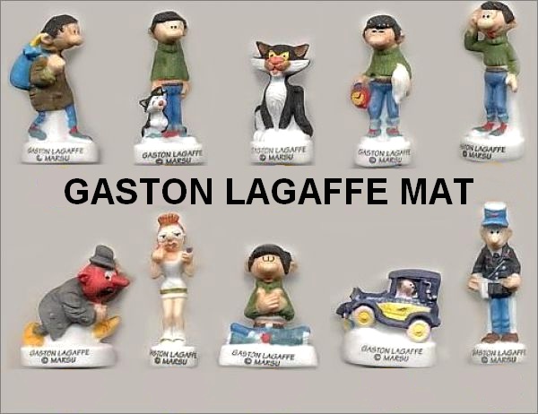 Serie Complete De Feves Gaston Lagaffe Mat F Ves De Collection