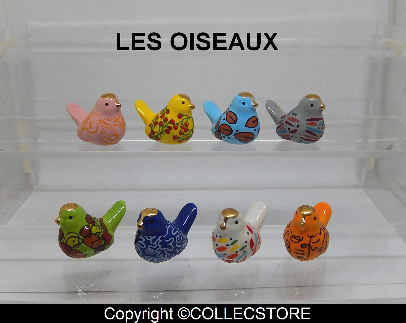 Serie Complete De Feves Les Oiseaux Filet Or F Ves De Collection