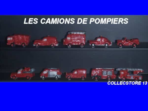 LES CAMIONS DE POMPIERS