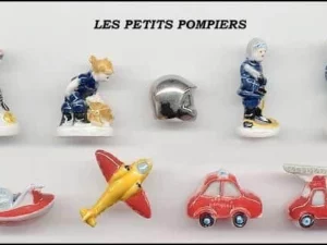 SERIE COMPLETE DE FEVES LES PETITS POMPIERS