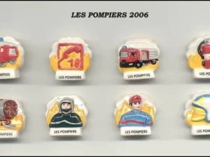 SERIE COMPLETE DE FEVES LES POMPIERS NUAGES