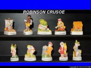 SERIE COMPLETE DE FEVES ROBINSON CRUSOE
