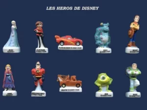 SERIE COMPLETE DE FEVES LES HEROS DISNEY -2016