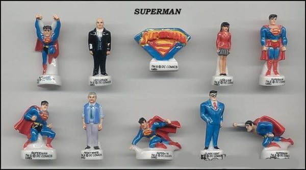 SERIE COMPLETE DE FEVES SUPERMAN
