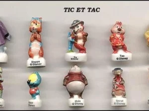 dvo8 SERIE COMPLETE DE FEVES TIC ET TAC BRILLANT