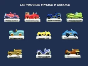 LES VOITURES VINTAGES D'ENFANCE
