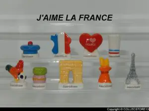DVO11 SERIE COMPLETE DE FEVES J'AIME LA FRANCE 2020