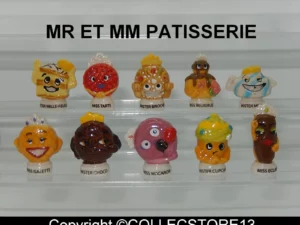 SERIE COMPLETE DE FEVES MR ET MM PATISSERIE 2020