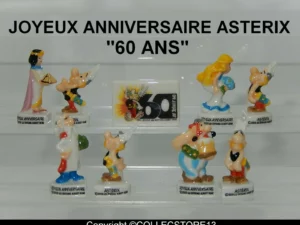 SERIE COMPLETE DE FEVES JOYEUX ANNIVERSAIRE ASTERIX  "60ANS"