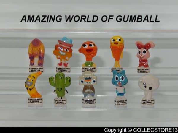 SERIE COMPLETE DE FEVES AMAZING WORLD OF GUMBALL