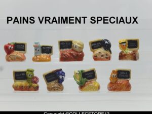 SERIE COMPLETE DE FEVES LES PAINS VRAIMENT SPECIAUX