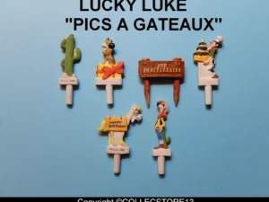 SERIE COMPLETE DE PICS A GATEAUX LUCKY LUKE