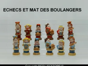 SERIE COMPLETE DE FEVES ECHEC ET MAT DES BOULANGERS