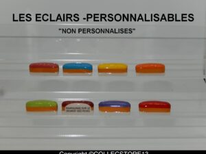 SERIE COMPLETE DE FEVES LES ECLAIRS (PERSONNALISABLES)
