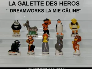 SERIE COMPLETE DE FEVES DREAMWORKS LA MIE CALINE - SHREK