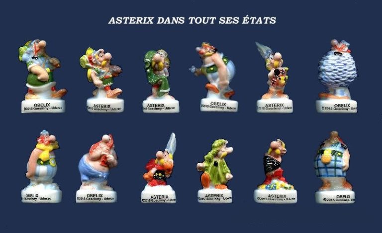 SERIE COMPLETE DE FEVES ASTERIX DANS TOUT SES ETATS - Fèves de ...