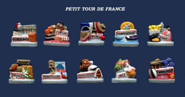 SERIE COMPLETE DE FEVES LE PETIT TOUR DE FRANCE