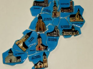 SERIE COMPLETE DE FEVES PERSO Y. ET O. GALAND ST MARC LE BLANC