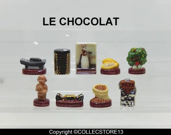 SERIE COMPLETE DE FEVES LE CHOCOLAT-THIBAULT BERGERON