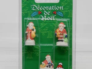 FEVES-DECORATIONS DE GATEAUX SOUS BLISTER-PERE NOEL