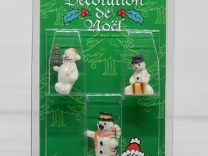 FEVES-DECORATIONS DE GATEAUX-BONHOMMES DE NEIGE