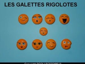 SERIE COMPLETE DE FEVES LES GALETTES RIGOLOTES +MINI GALETTE