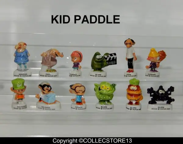 SERIE COMPLETE DE FEVES KID PADDLE