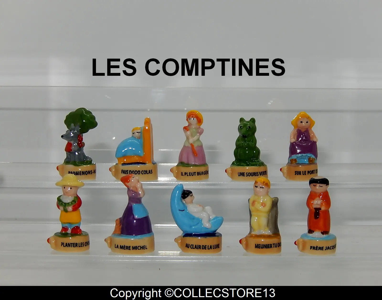 SERIE COMPLETE DE FEVES LES COMPTINES 2021 - Fèves de collection -  CollectStore