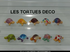 SERIE COMPLETE DE FEVES LES TORTUES DECO 2021