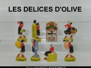 SERIE COMPLETE DE FEVES LES DELICES D'OLIVE 2021 -POPEYE