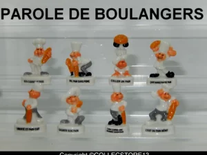 SERIE COMPLETE DE FEVES PAROLES DE BOULANGERS 2021