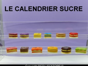 BOITE DE 100 FEVES LE CALENDRIER SUCRE - GATEAUX