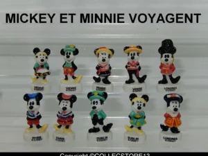SERIE COMPLETE DE FEVES MICKEY ET MINNIE VOYAGENT 2021 - DISNEY