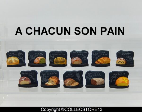 SERIE COMPLETE DE FEVES CHACUN SON PAIN 2021