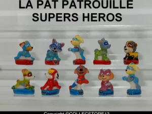 SERIE COMPLETE DE FEVES LA PAT PATROUILLE SUPER HEROS 2021