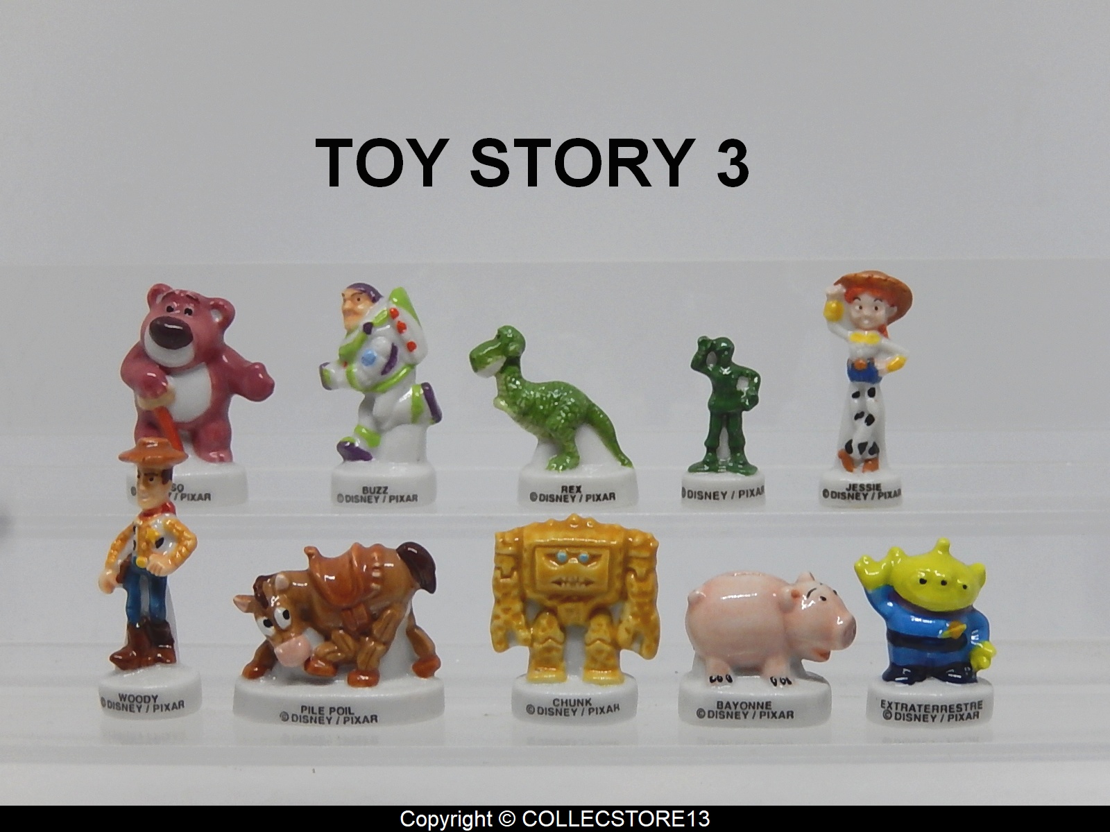 SERIE COMPLETE DE FEVES TOY STORY 4 DISNEY