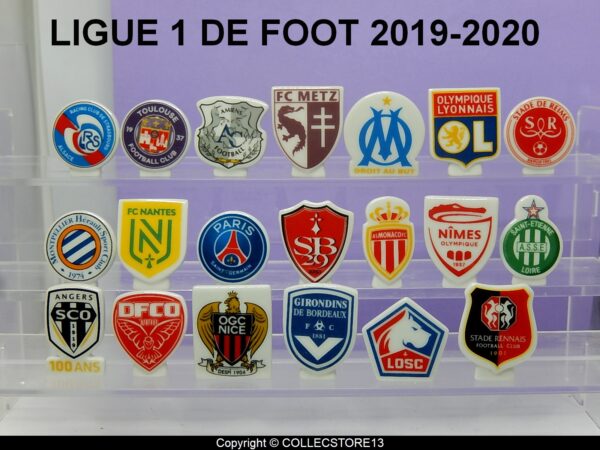SERIE COMPLETE DE FEVES LA LIGUE 1 DE FOOTBALL 2019-2020 CONFORAMA
