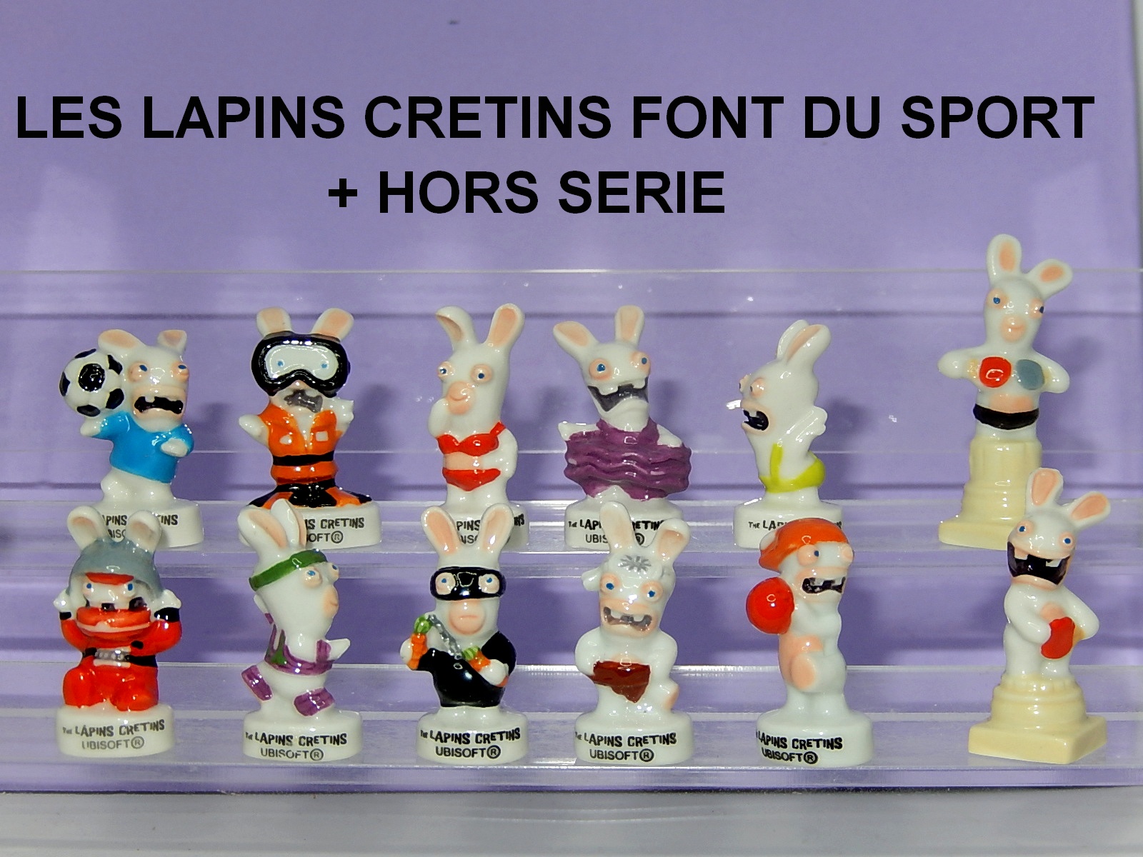 Feves Collections Et Antiquites Lapin Arts Martiaux Feve Les Lapins Cretins Font Du Sport 12 Ml