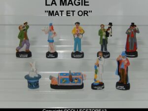 SERIE COMPLETE DE FEVES LA MAGIE MAT ET OR