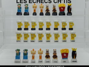 SERIE COMPLETE DE 32 FEVES LE JEU D'ECHEC CH'TIS