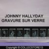 SERIE COMPLETE DE FEVES JOHNNY HALLYDAY TOUT EN GRAVURE 2021 - FEVES EN VERRE GRAVE