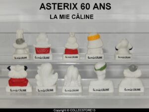 SERIE COMPLETE DE FEVES 60 ANS AVEC ASTERIX - LA MIE CALINE