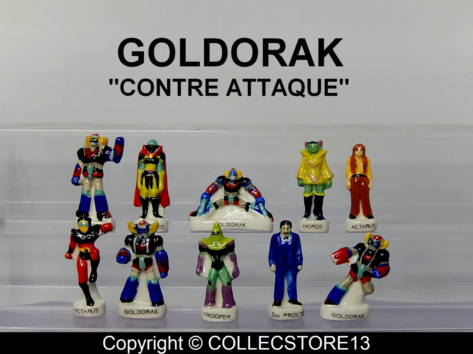 Nouveauté 2024 : Série complète Fèves Goldorak and co