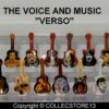 SERIE COMPLETE DE FEVES THE VOICE AND MUSIC - GUITARES - PHOTOS RECTO VERSO