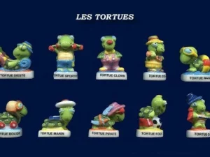 SERIE COMPLETE DE FEVES LES TORTUES