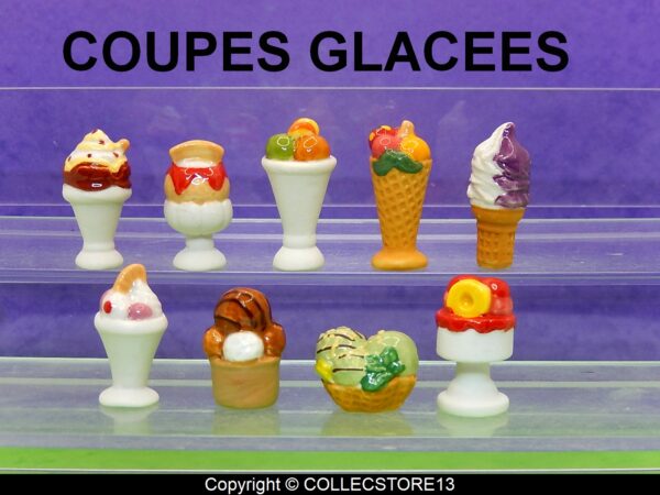 SERIE COMPLETE DE FEVES LES COUPES GLACEES 2023